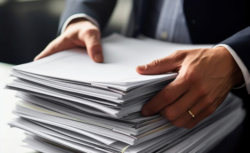 O QUE É A GESTÃO DE DOCUMENTOS Entende-se como gestão de documentos, a aplicação de métodos e estratégias para gerir os documentos de uma empresa e mantê-los organizados