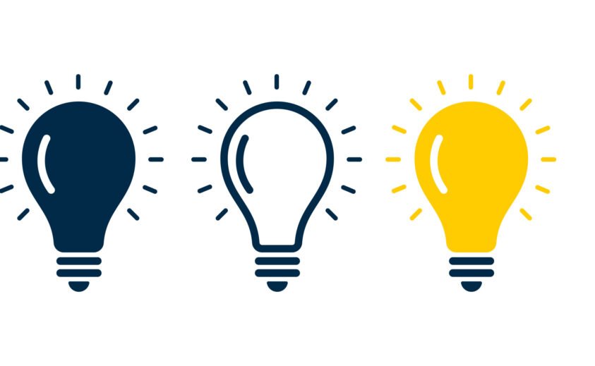 set of three light bulb represent effective business idea concep Contadores são grandes aliados na hora de manter a rotina financeira e gestão dos negócios